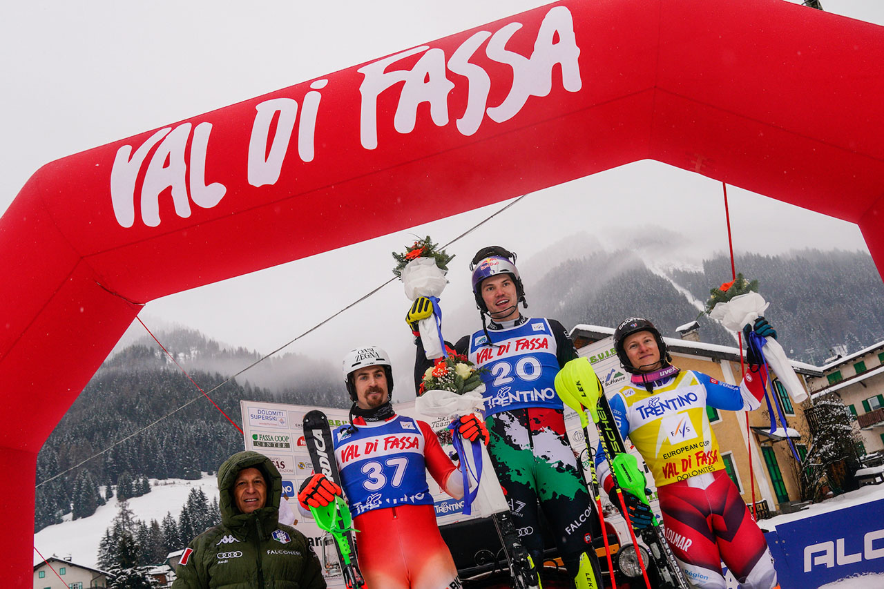 In Val di Fassa lo show della Coppa Europa Domenica lo slalom sull'Aloch con tanti big