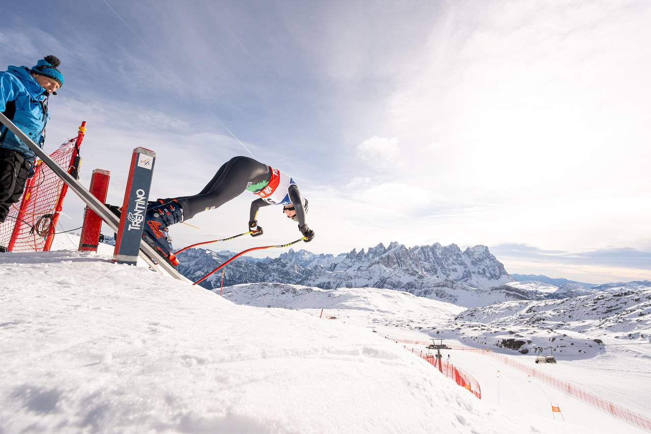 La Val di Fassa imbiancata è pronta per la Coppa