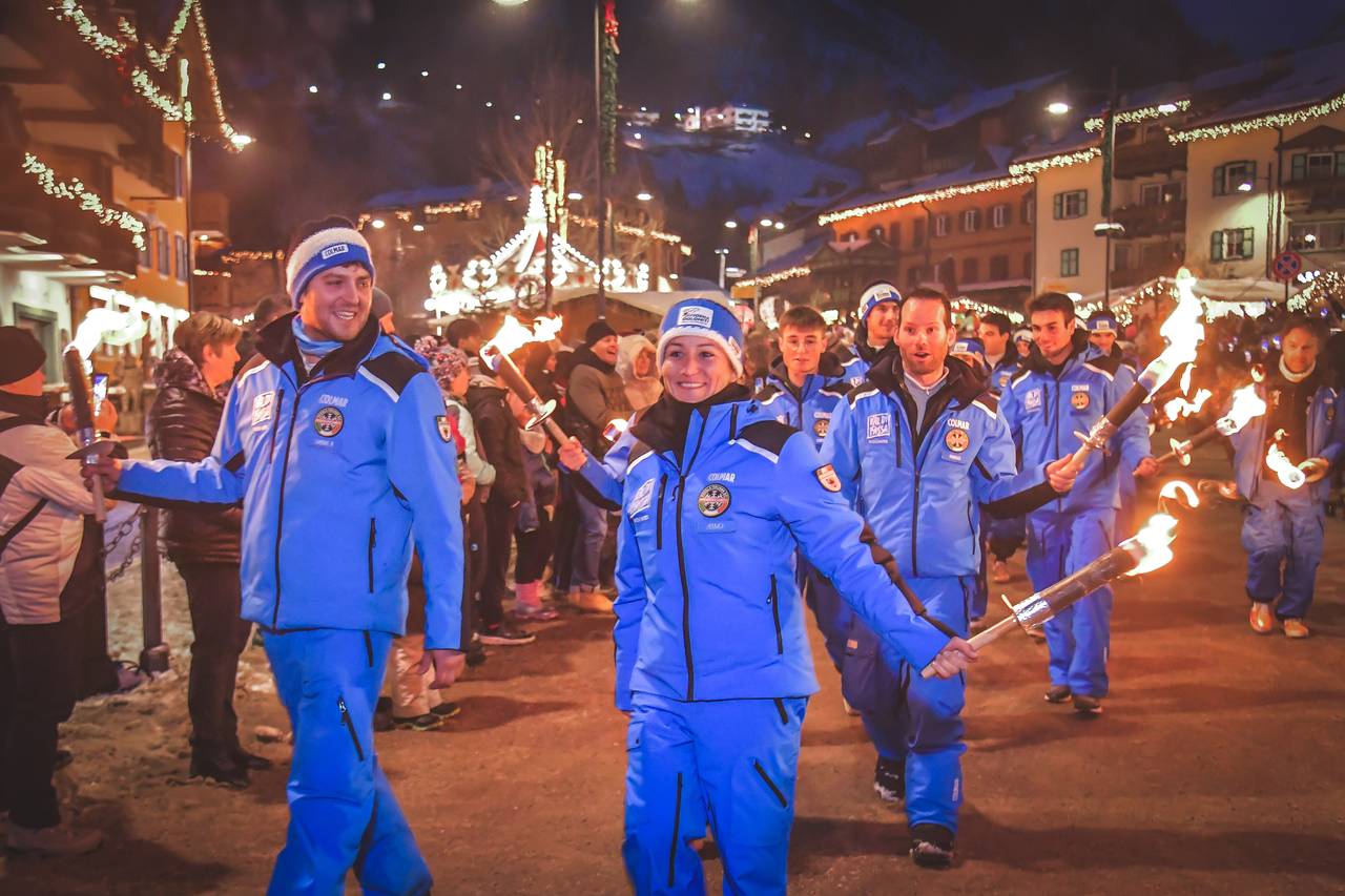 Friday at 6 p.m. parade in Moena with the Italian athletes